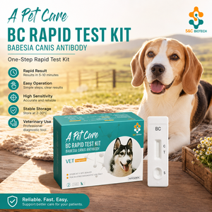 Kit de Prueba Rápida de Anticuerpos BC Babesia <span class=keywords><strong>Canis</strong></span> para Veterinarios, Clínicas y Hospitales Caninos - Product Image 1