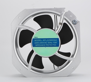 Ventilateur de refroidissement AC 9 pouces 225x225x80mm 22580 220V 380V à haut débit d'air 800CFM pour onduleurs solaires, stations de recharge de véhicules électriques - Product Image 1