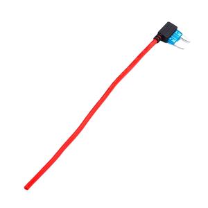 Supporto per fusibili a baionetta con lama impermeabile per Auto Auto WELFNOBL 10A-15A-20A Mini In linea con filo rosso a lama Standard - Product Image 5