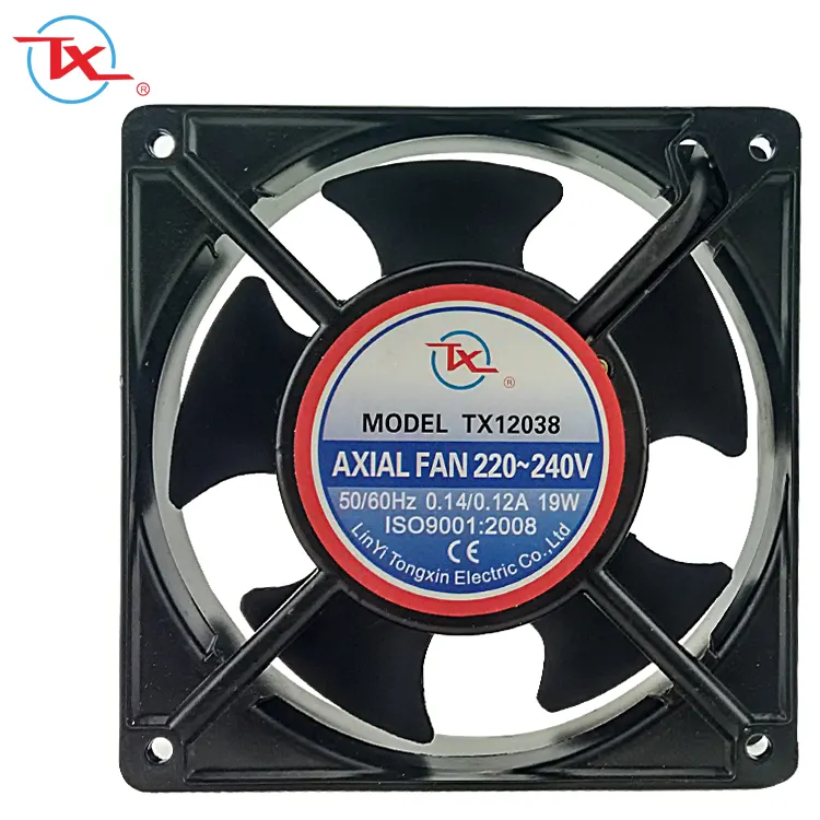 120x120x38mm 12038 su geçirmez fan, 12038 4 inç EC makinesi aksiyel fan, 110v 240v 380v 120mm Fan EC motorlu yumurta kuluçka makinesi için