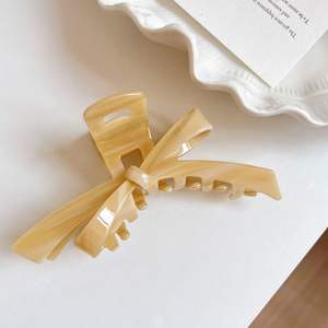 Elegante Pinza de Pelo Grande con Lazo de Acetato, Estilo Francés de Lujo, Antideslizante, para Cabello Grueso, Moda Moderna para Mujer - Product Image 4