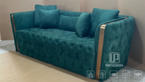 Updecors - Nuevo Tejido de Tela Moderno y Lujoso de Estilo Italiano con Construcción de Madera - Product Image 2