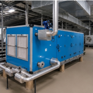Unidad de Manejo de Aire (UMA) Industrial para HVAC, Sistema de Filtración y Ventilación de Aire, Solución de Equipos de Refrigeración para Control Climático Comercial - Product Image 3
