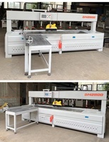 Entièrement automatique CNC informatisé 380V 4 côtés panneau de porte en bois coupe scie alternative surface unique machines à bois