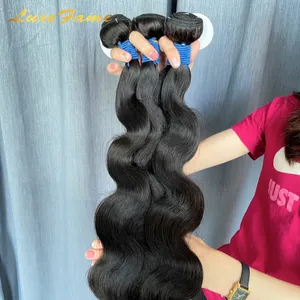 Guangzhou Rambut Pabrik Kamboja Virgin Rambut Diproses Baku Perawan Keriting Rambut bima Sakti Pertama Wanita Tasha Menenun Rambut