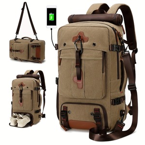<span class=keywords><strong>Sac</strong></span> à <span class=keywords><strong>dos</strong></span> <span class=keywords><strong>de</strong></span> <span class=keywords><strong>voyage</strong></span> pliable en toile avec logo personnalisé, grande capacité, mode, loisirs, randonnée, <span class=keywords><strong>60L</strong></span>, avec fermeture à glissière - Product Image 4