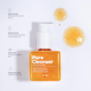 Nettoyant Visage Crème Bio Végétalien Marque Blanche à la Niacinamide et à l'Acide <span class=keywords><strong>Salicylique</strong></span> pour Nettoyage en Profondeur, Purification des Pores et Démaquillage - Product Image 4