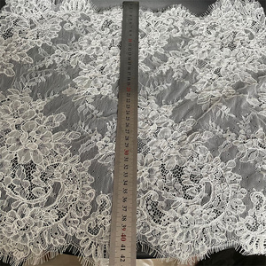 Bán buôn 43cm Polyester Chantilly Ren Có Dây sang trọng pháp ren <span class=keywords><strong>TRIM</strong></span> Bridal Wedding - Product Image 6