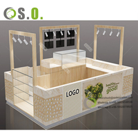Kiosque à Bubble Tea, Kiosque alimentaire mobile pour centre commercial, Bar à jus, Comptoir de présentation, Vitrine de mobilier pour Kiosque de café