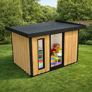 Casette da Giardino Prefabbricate per Bambini, Cabina Gioco Sicura per Esterni, Design Resistente, Materiali Durevoli, Facile Installazione, Spazio Divertente all'Aperto - Product Image 3