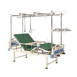 Cama de Hospital Manual de Acero Multifuncional con Anillas para Pacientes Ortopédicos - Product Image 2