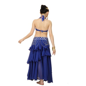 Bestdance <span class=keywords><strong>Samba</strong></span> trajes de danza del vientre sujetador con cuentas Top cinturón faldas Bollywood carnaval trajes - Product Image 6