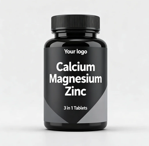 Compresse 3 in 1 di Calcio, Magnesio e Zinco a Marchio Privato, Integratore per la Salute di Ossa, Nervi e Muscoli, Pillole di Magnesio - Product Image 3