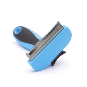 Custom Logo Eco-Friendly Stainless Steel Pet Dog and <b>Cat</b> Fur <b>Hair</b> <b>Remover</b> Grooming Deshedding Blade Brush and Comb - Product Image 5