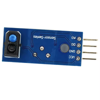 TCRT5000 3.3V-5V Modul Pelacakan Modul Penghindaran Rintangan Sensor Pelacakan Sensor Reflektif Inframerah Kit Diy TCRT5000