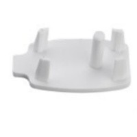 Nouvelles embouts de rail inférieur pour stores zébrés en plastique au design moderne