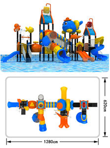 Trẻ em hồ bơi công viên nước sợi thủy tinh ống trượt thương mại trượt nước trẻ em trò chơi ngoài trời đồ chơi nước Công viên giải trí - Product Image 3