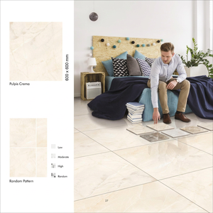 Onix Com Golden 600x600mm Digital Glazed Porcelain <b>Tiles</b> Onyx Marble Glossy Flooring Design - Product Image 3