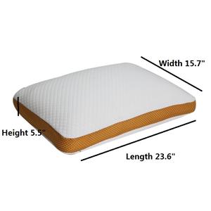 <span class=keywords><strong>Oreiller</strong></span> en mousse à mémoire de forme ventilée en bambou WJ-1033, taille Queen, pour les dormeurs latéraux, avec soutien du cou et thérapie, sommeil confortable - Product Image 6