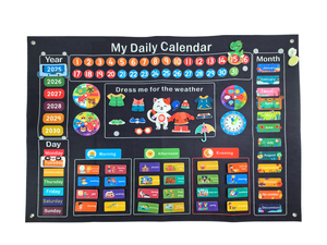 Nouveau design 2026 : Tableau d'activités interactif en feutre sur le thème de la ferme, kit de jeu éducatif pour l'éveil précoce, à suspendre au mur, pour enfants - Product Image 6
