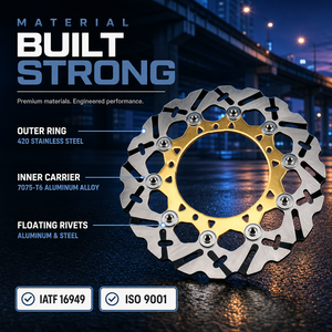 Pièces de moto personnalisées Rotor de disque de frein avant flottant de 298mm pour motos Yamaha <span class=keywords><strong>Fazer</strong></span> FZ6 R 09-17 XSR 900 16-21 YZF <span class=keywords><strong>600</strong></span> R6 S - Product Image 3