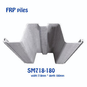 Pile de feuille de fibre de verre de FRP pour le poids léger durable de digue - Product Image 3