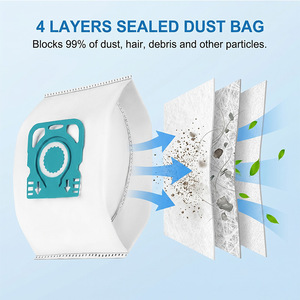 Sacs à poussière <span class=keywords><strong>pour</strong></span> <span class=keywords><strong>aspirateur</strong></span> Miele Pure Air TU 3D, Guard L1/S1 Junior Flex <span class=keywords><strong>Parquet</strong></span> Silence, et filtres d'échappement inclus - Product Image 4