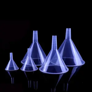 Haiiju ชุดกรวยพลาสติกสำหรับห้องปฏิบัติการสีธรรมชาติ/ชัดเจนมีหลายขนาด - Product Image 3