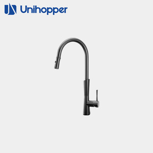 Modern Single Handle Pull Out <b>Spray</b> Kitchen Faucet Deck Mounted Ceramic Valve 2.0-2.9 Gpm - Product Image 3