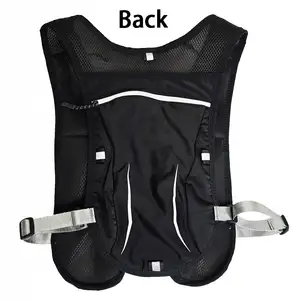 Maratona sportiva all'aria aperta personalizzata 5L borsa da acqua leggera per idratazione Multi-funzionale gilet da Trail Running