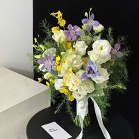 Kunstbloemen Bloemen van zijde Bruidsboeket Kunstbloem Handboeket Bruidsdecoratie Bruidsbloemen