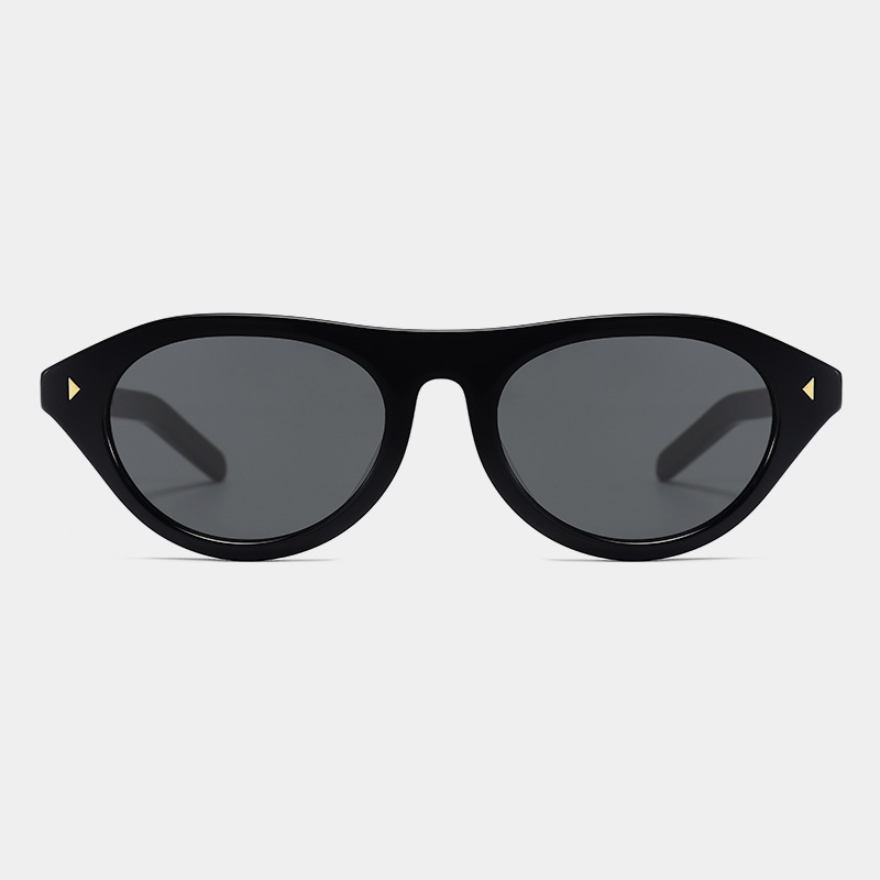 C1-Cadre noir / Verres gris foncé