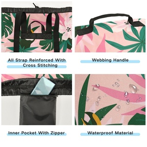 Trendy Design Custom Storage Home Folding <b>Water</b> Resistant Large Capacity Laundry Backpacks - Product Image 3