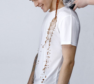 All'ingrosso 240gsm Heavywright 100% cotone di alta qualità sciolto Nano <span class=keywords><strong>impermeabile</strong></span> traspirante bianco t-Shirt da uomo - Product Image 3