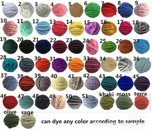 Fil à tricoter super épais en chenille pour tapis, doux et volumineux, idéal pour le tricot à la main – Vente en gros - Product Image 6