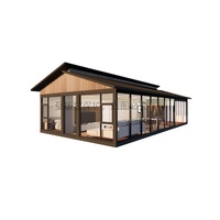 Maison conteneur pliable préfabriquée certifiée 20ft/40ft, Villa mobile préfabriquée extensible type Granny Flat