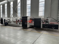 Machine automatique Oray de pliage, collage et couture de boîtes en carton avec garantie d'un an pour l'emballage logistique et l'exportation de carton ondulé