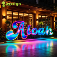 Lettres lumineuses LED IPX7 personnalisées, couleur magique, signalétique extérieure 3D illuminée pour voitures et hôpitaux, publicité directionnelle, logo