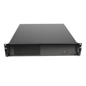 2U 19 Zoll Industrie-Servergehäuse K245F mit SGCC-Material, Unterstützung für 3,5/2,5 Zoll HDDs, 2*8025 Lüfter, 4 Full-Height-Steckplätze, auf Lager - Product Image 1