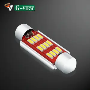 Lampu mobil Auto C5w , 12v 24v Canbus Festoon lampu LED mobil, 41mm 12smd 4014, lampu LED mobil Canbus