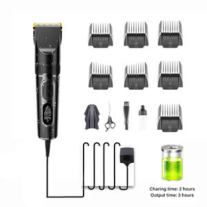 卸売プロフェッショナル充電式コードレス理髪店男性用バリカン - Product Image 3