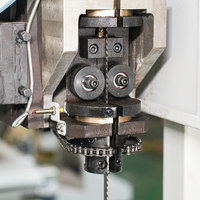 Scie à ruban verticale automatique CNC à commande PLC JR-2514 haute efficacité et haute précision pour la découpe du bois, idéale pour les pieds de meubles