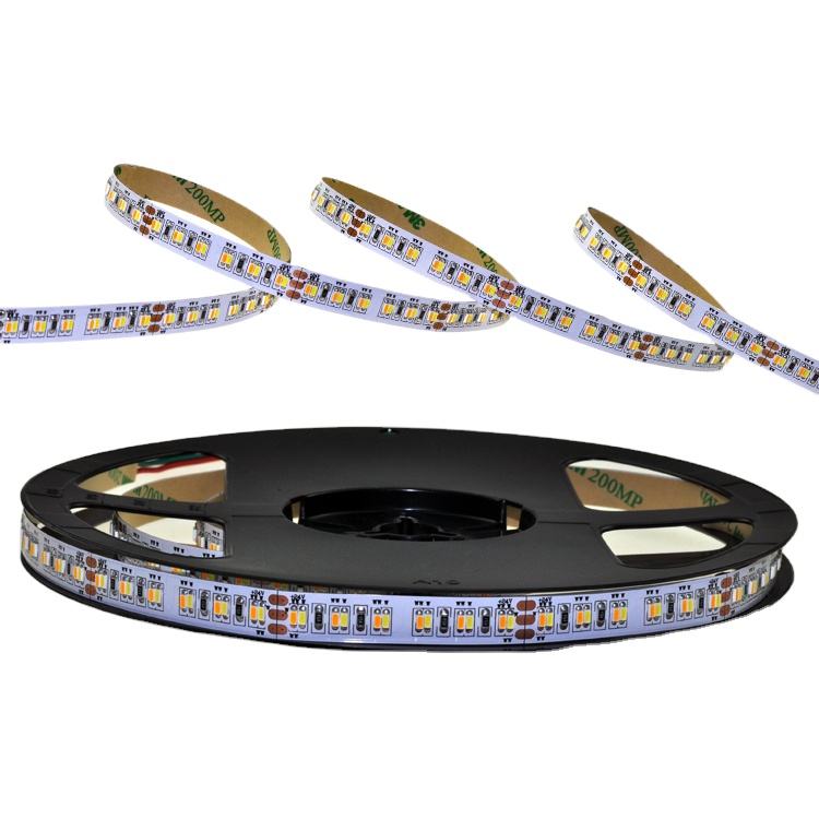 High Lumens 24v 3014 IP20 Dual Color Led Strips 240LEDs 3000K 4000K 6500K Each Meter UL Certificated LED Light