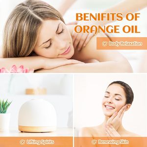 Difusor de Aceites Esenciales Orgánicos sin Agua al por Mayor, Aceite Esencial de Naranja Dulce, Perfume de Aceite Esencial de Mandarina Naranja para Cosméticos - Product Image 4