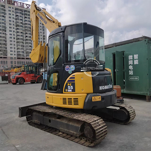 Excavadora Mini Usada KOMATSU PC55 Fabricada en Japón en Shanghái en Venta/Excavadora Usada Komatsu PC55mr Maquinaria Agrícola - Product Image 1