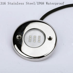 Luz LED para <span class=keywords><strong>Piscina</strong></span> <span class=keywords><strong>de</strong></span> Acero Inoxidable, Montada en la Pared, Impermeable IP68, 12V RGB, Cambio <span class=keywords><strong>de</strong></span> Color Blanco Cálido - Product Image 1