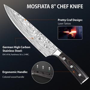 Набор кухонных ножей с деревянной ручкой - Product Image 3