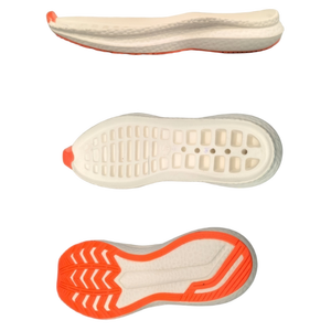 Factory Price E-TPU Sole Popcorn Sole Ultra-light Material <b>Soft</b> and Comfortable Men's Sport <b>Shoe</b> Soles Orange <b>Shoe</b> Soles - Product Image 2