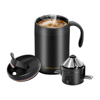 Ensemble de 3 tasses à café 2026 en acier inoxydable 304 de 500 ml pour le café filtre, idéal pour le camping et les voyages
