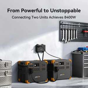 Pecron E3800LFP ชุดคู่240V 7,680Wh / 8,400W เอาต์พุตแบบแยกเฟสเลือกบันเดิลแบบกำหนดเองของคุณ E3800LFP การรับประกัน5ปี - Product Image 6